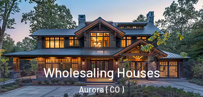  Wholesaling Houses Aurora ( CO )